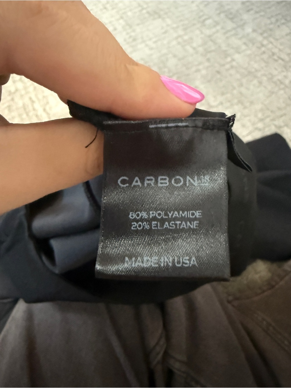 Carbon Black High-Waist Flared Bell-Bottom Pants - Picture 3 of 3